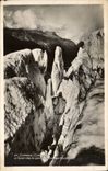 CPM Chamonix Crevasses et pyramides de glace au glacier des Bossons