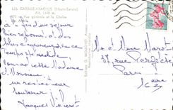 MODERN CARD Carroz Araches View and chains it of Aravis