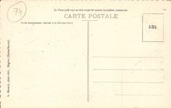 CPA Collar of Voza the hotel of the railroad of Mont Blanc leading to the glacier of Bionnassay