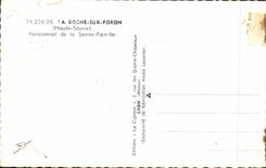 CPA the rock on Foron Boarding school of Sainte the Family