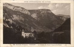 CPA Surroundings of Annecy throens the castle of Saint François the Dirty ones