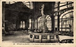 CPA Evian les Bains the source Cachat (Hebrard)