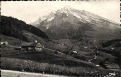 CPA Small valley of high mountain