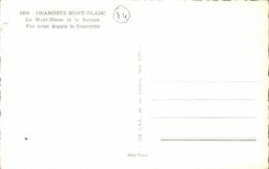 CPA Chamonix Mount Blanc the Mount Blanc and the Shark Seen from since the lid