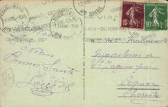 CPA Evian les Bains Source of Chatelet the large hotel