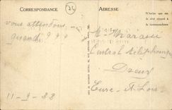 CPA Massif du Mont Blanc Chamonix L'avenue de la gare