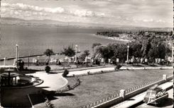 Thonon les Bains cPA the lake and the point of Feast