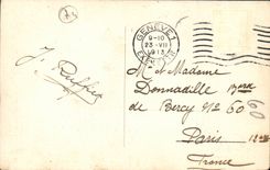 CPA Panorama of the Mont Blanc seen of the flegere