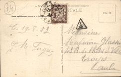 Evian les Bains CPA the tooth of Oche