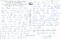 Chamonix mont Blanc CPM Le temple de la nature au montenvers et l'aiguille du Dru