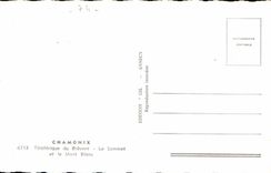 chamonix CPM Teleferique du Brevent Le sommet et le Mont Blanc