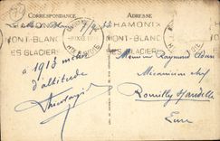 Chamonix Mont Blanc CPA Le Brevent et le Planpraz