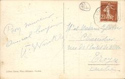 Chamonix CPA Caravane allant au Mont BLanc