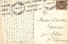 Massif du Mont Blanc CPA Chamonix Le Mont blanc