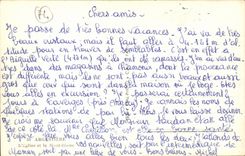 Argentiere CPA the church and Mont Blanc