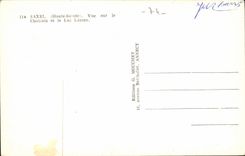 Saxel MODERN CARD Seen on Chablais and the lake leman