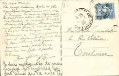 Chamonix Mont Blanc CPa Mer de glace vue de la gare