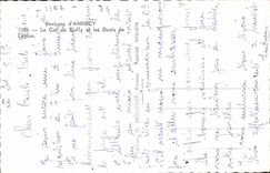 MODERN CARD Surroundings of Annecy the collar of Bluffy and teeth of Lanfon