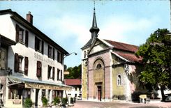 MODERN CARD Frangy Post office building