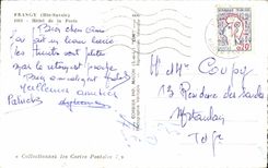 MODERN CARD Frangy Post office building