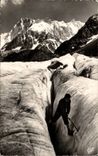 CPA Chamonix Mont Blanc Dans les seracs et mer de glace