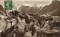 CPA Chamonix et la mer de glace