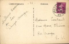 CPA Lake Annecy Sevrier the village at the Menthon bottom and teeth of Lanfon