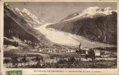 CPA Surroundings of chamonix Argentiere and its glacier