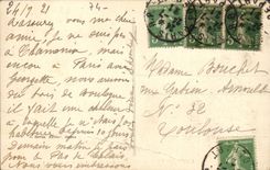 CPA Surroundings of chamonix Argentiere and its glacier