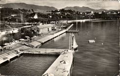 CPA Thonon les Bains the beach