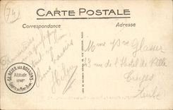 CPA Chamonix Glacier des Bossons Vue sur Chamonix