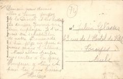 CPA Terminus of the railroad of Mont Blanc leading to the glacier of Bionmassay the tunnel the glacier and the needle of B