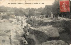 CPA Surroundings of Annecy Falls of Trusting