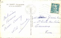 CPA Savoy Duingt View and the Annecy Lake