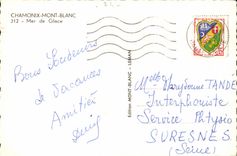 CPA SAvoie Chamonix Mont Blanc Mer de glace