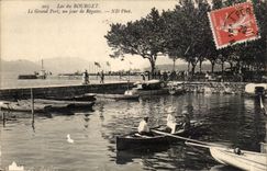 CPA Savoy Lake of Le Bourget the large port one day of regattas
