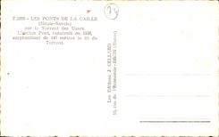 CPA Savoy bridges of Ruail on the torrent of the Worn ones