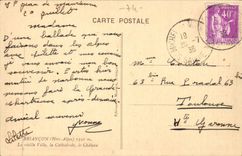 CPA Briançon die alte Stadt die Kathedrale das Schloss