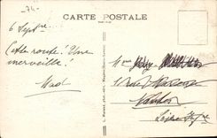 CPA Road of Fayet Chamonix Escaped on the solid mass