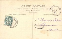 CPA Aux grands maux les grands remedes par la petite Albertine Contre les cors aux pieds (medecine)