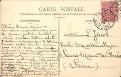 CPA Fantaisie Enfant Noel abandonne !