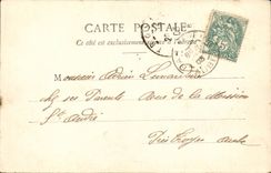 CPA Fantasy Children For the Christmas little children is generous (shoes)