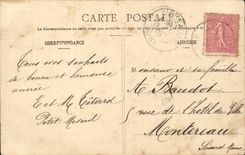 CPA Phantasie-Kinder auf telegraphischem Draht (Pierrot)