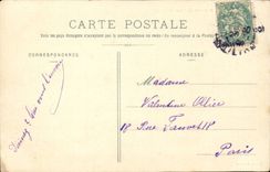 CPA Phantasie-Babytopf mit Feuer fur junge Paare (Kind)