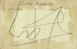 With the sea bathings On beach CPA Bather (woman folklore costume)