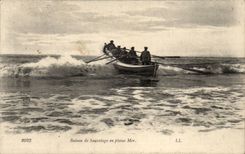 CPA Lifeboat on the open sea