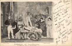 CPA the Eaglet Mrs Sarah Bernhardt the death of the duke of Reichstadt (theater)