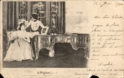 CPA the eaglet with Sarah Bernhardt (theater)