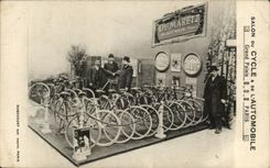CPA Living room of the cycle and the car Grand Palais (bicycle bicycle)
