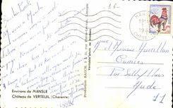 Surroundings of Mansle CPA Castle of Verteuil